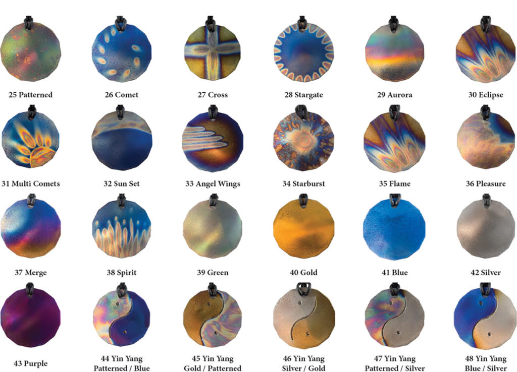 Tesla's 14 sided pendants