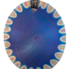Blue Stargate Oval Pendant