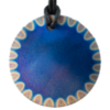 Round Pendant - Blue Stargate