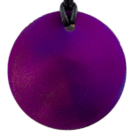 Purple Round Pendant