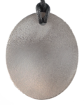 Silver Oval Pendant