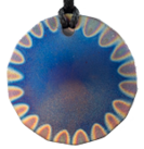 Blue Stargate 14 sided pendant