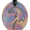 Patterned Teen Single Dolphin Pendants