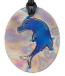 Teen Single Blue Dolphin Pendants